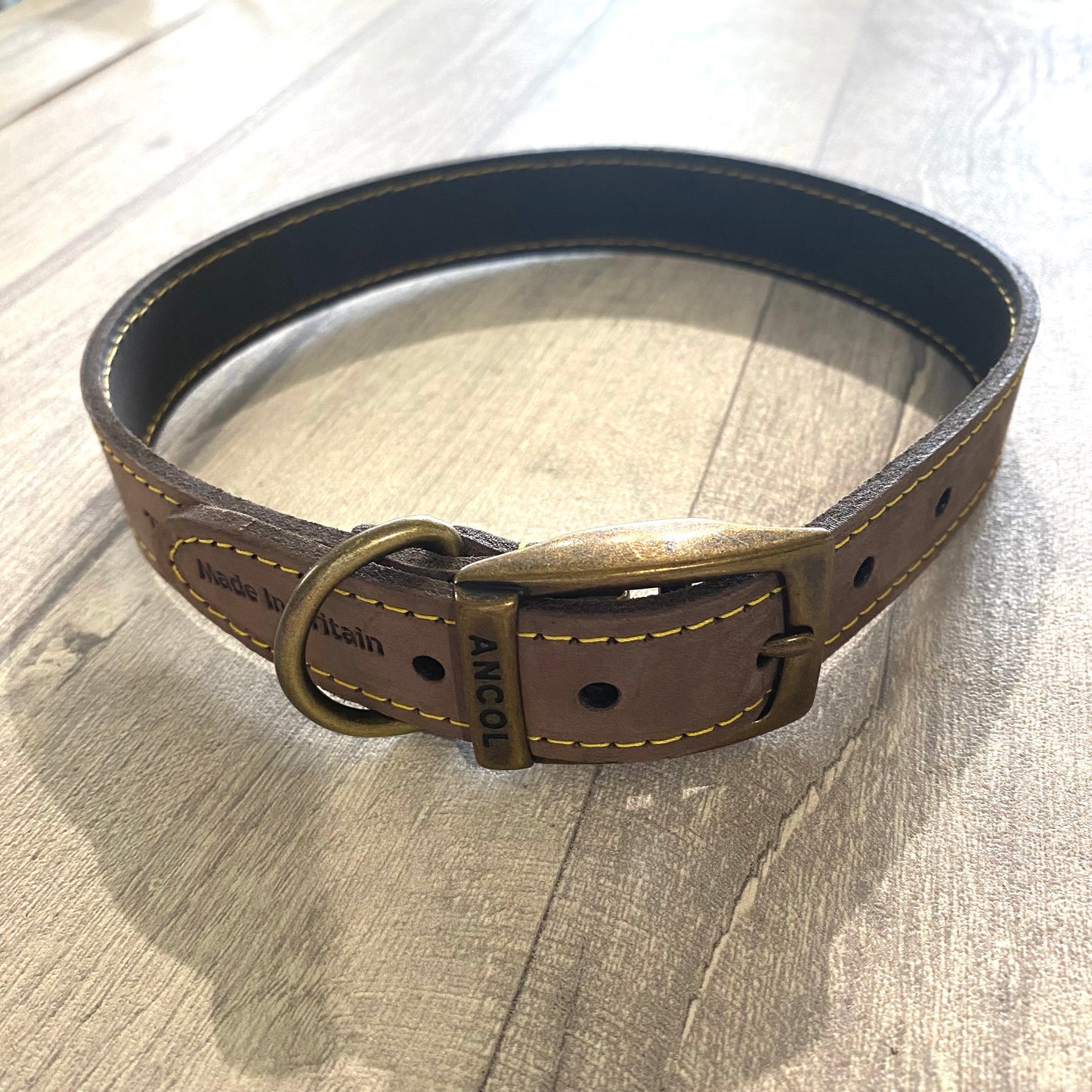 Timberwolf Leather Collars