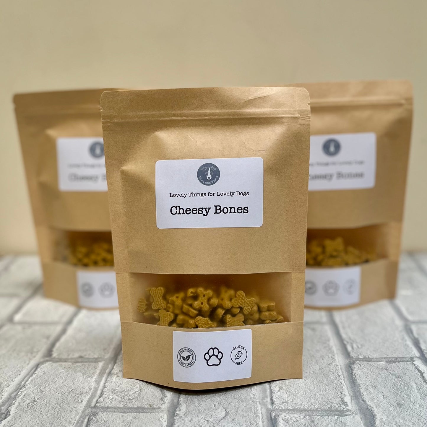 Mina and Frens Cheesy Bones Dog Treats