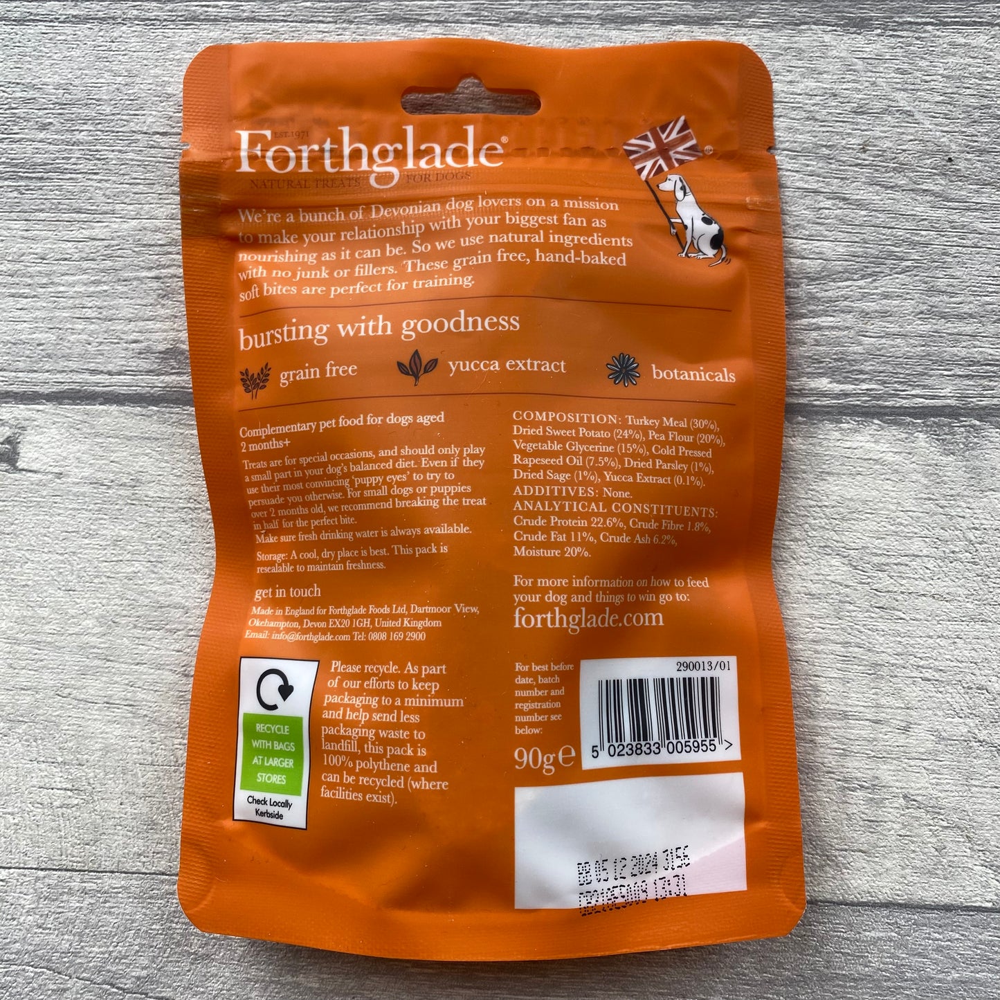 Forthglade Turkey Natural Soft Bite Treats