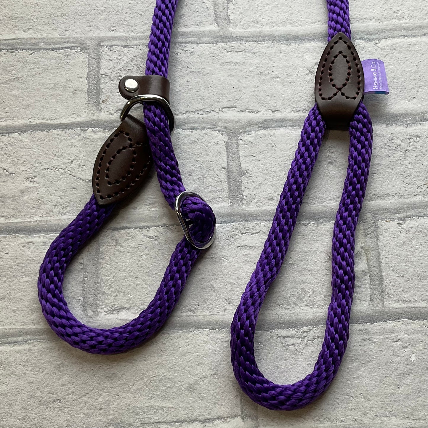 Slip Leads Soft Touch Rope Purple