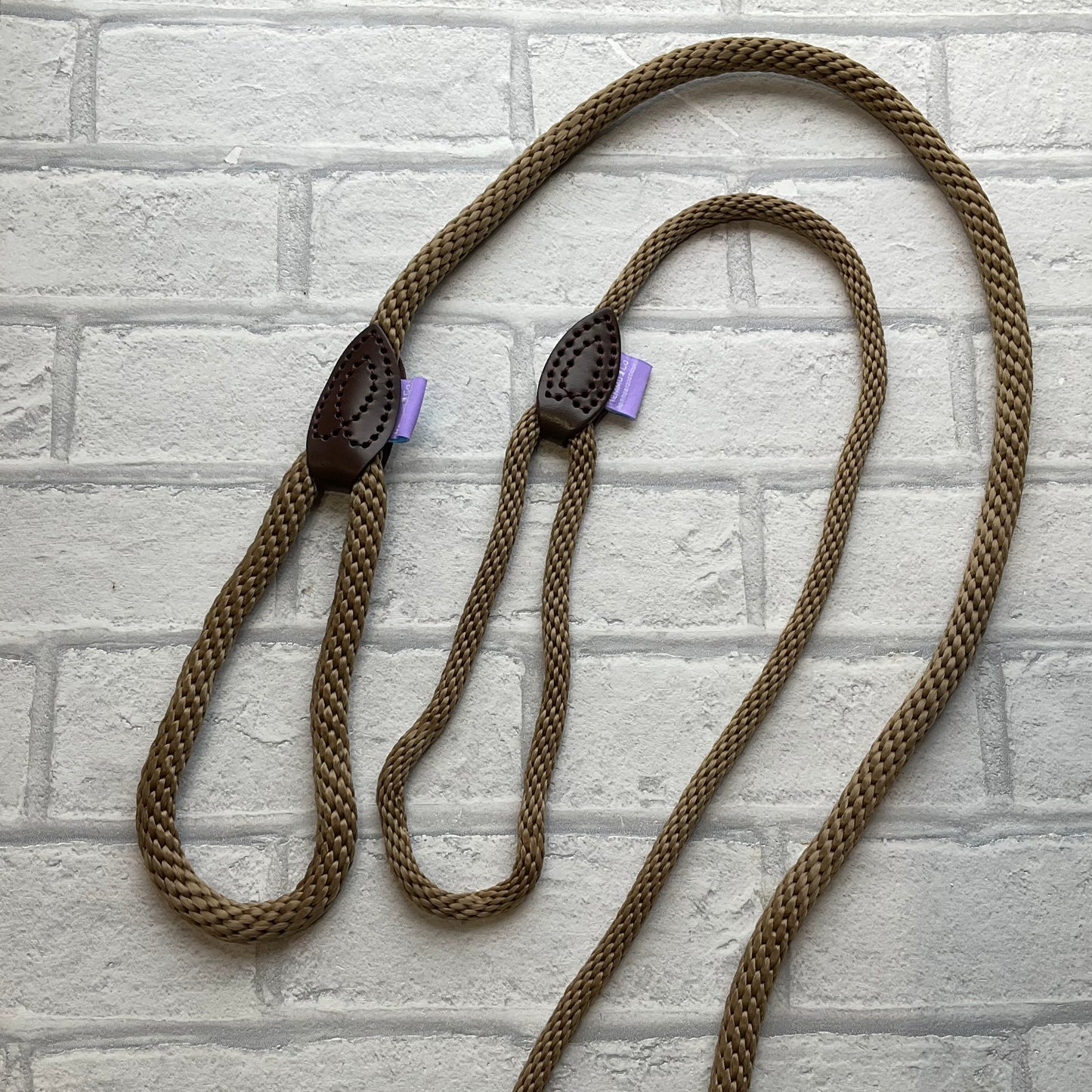 Slip Leads Soft Touch Rope Khaki