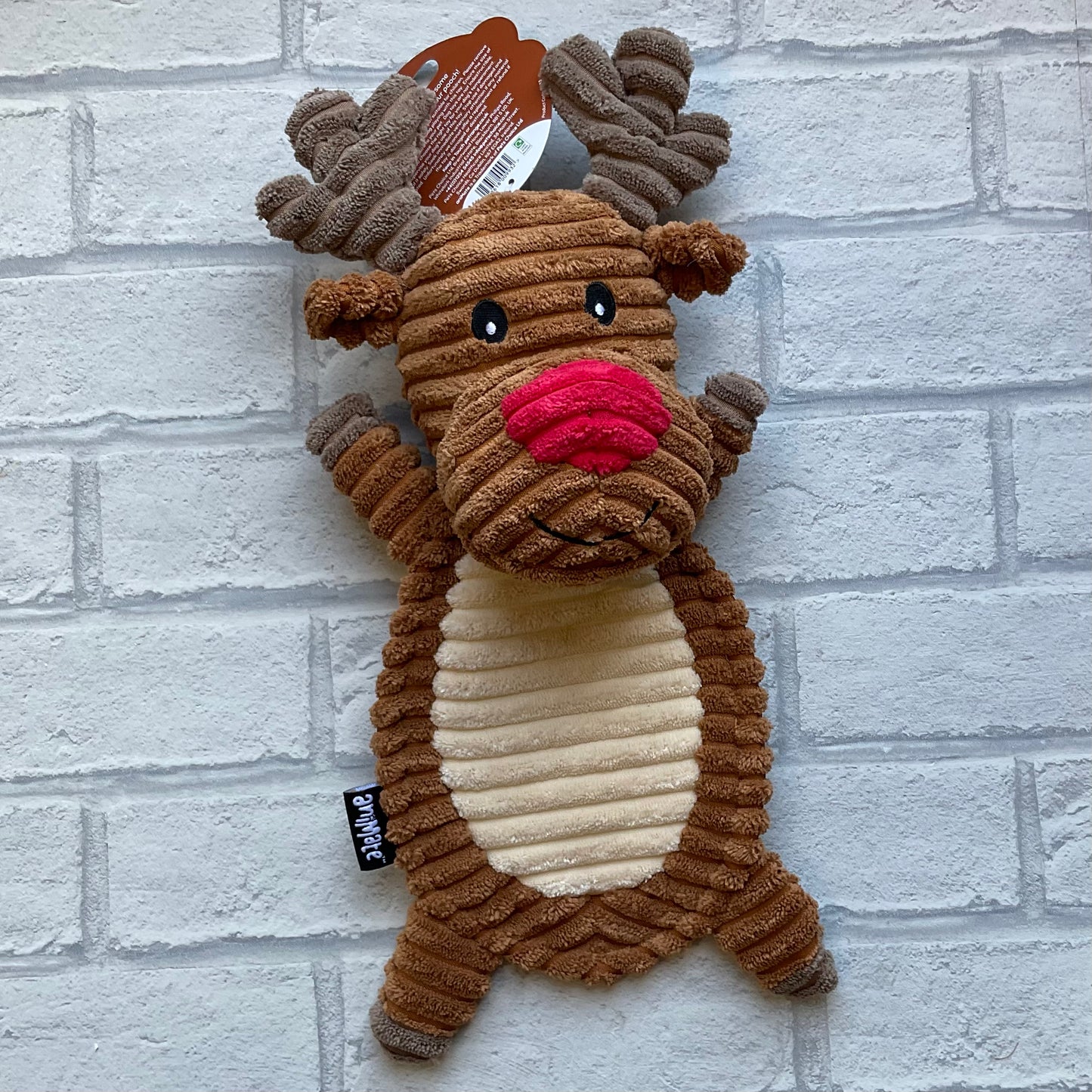 Reindeer Flattie Christmas Toy
