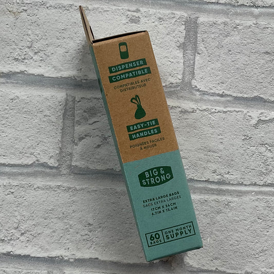 60 Mint Scented Beco Poop Bags with Handles