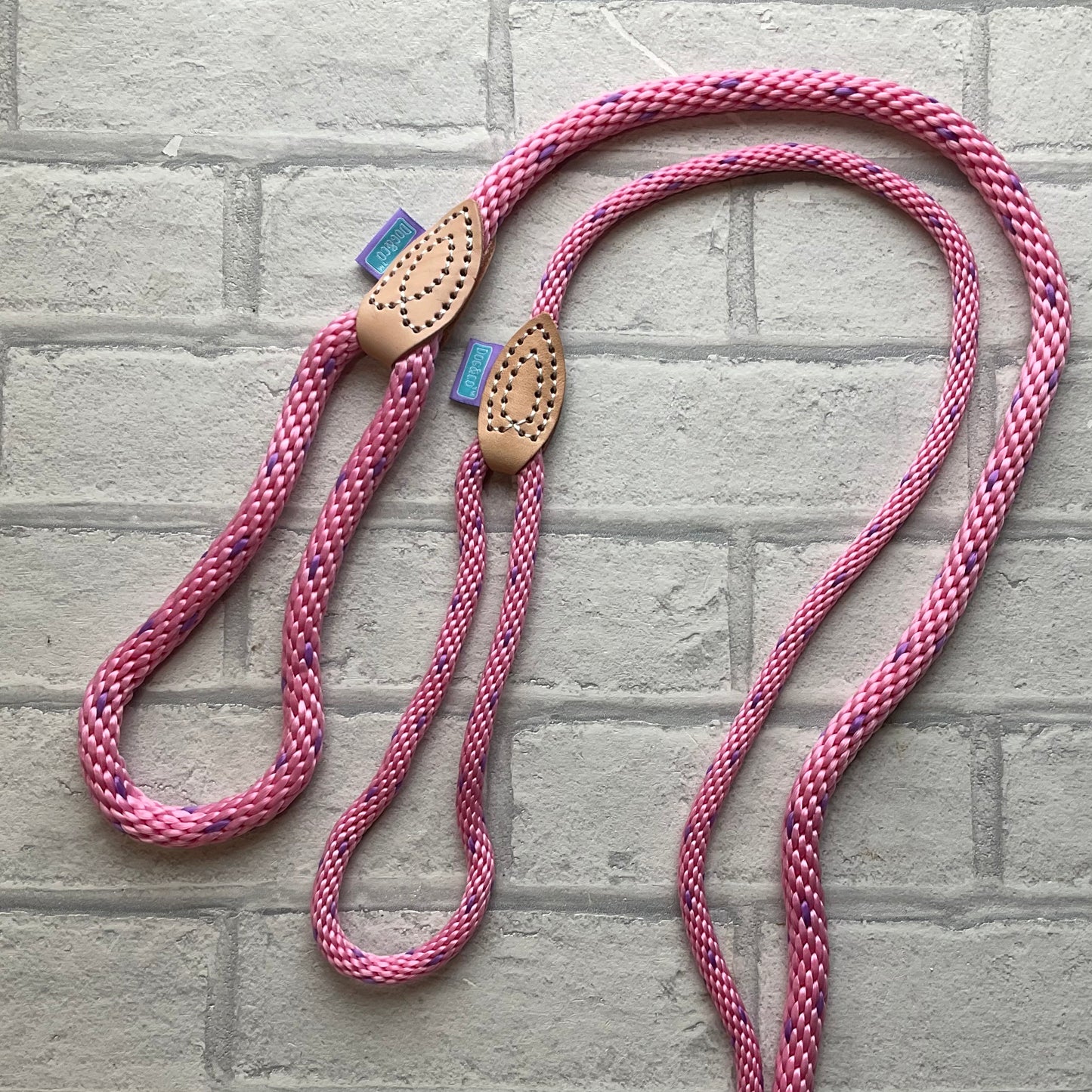 Slip Leads Soft Touch Rope Pink