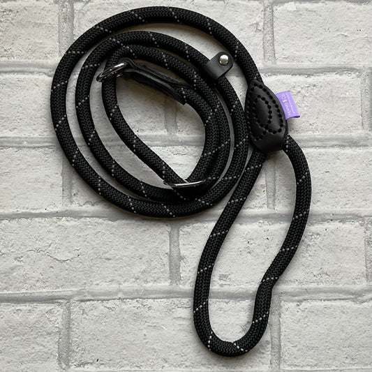 Slip Lead - Black/Reflective grey