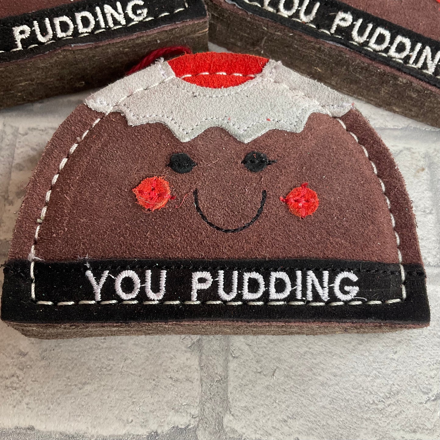 You Pudding Christmas Eco Dog Toy - Green and Wilds