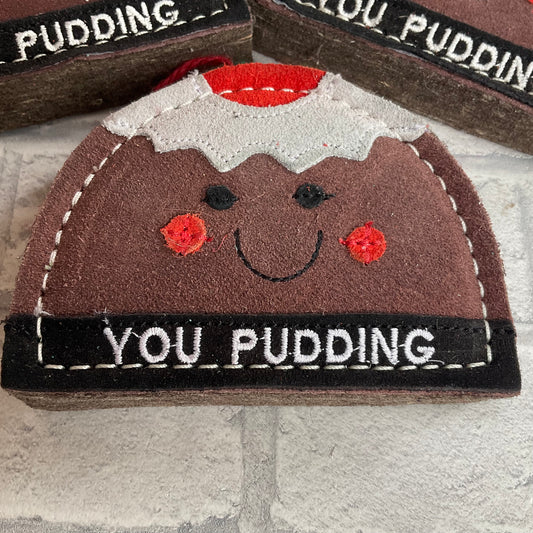You Pudding Christmas Eco Dog Toy - Green and Wilds