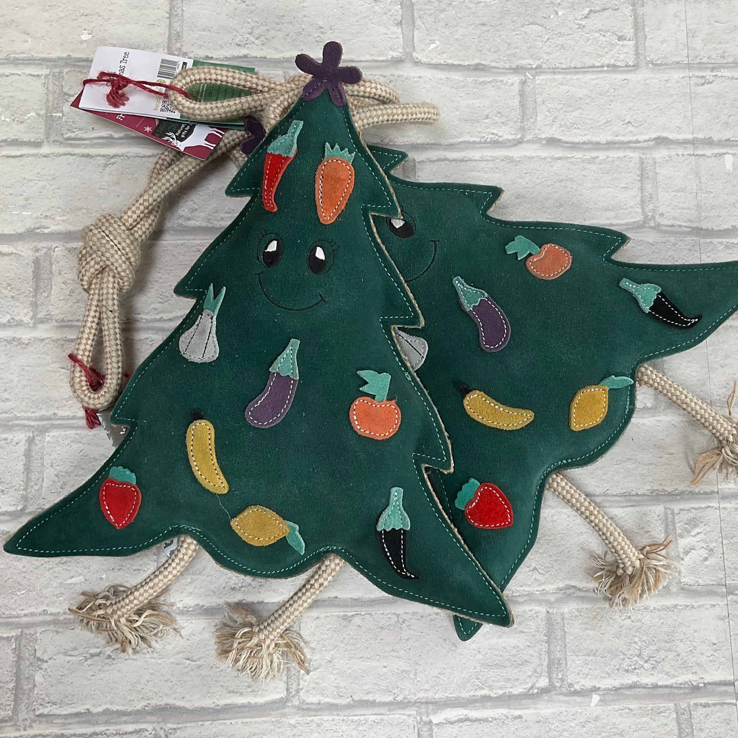 Carol the Christmas Tree Eco Dog Toy - Green and Wilds