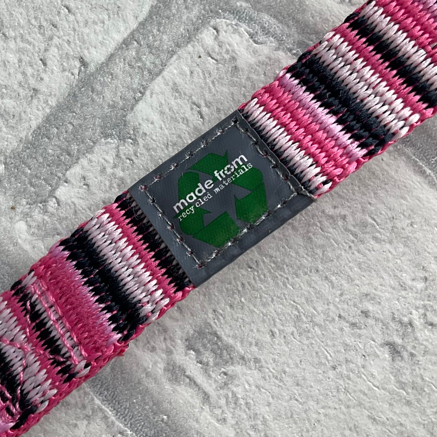 Hot Pink Candy Stripe Collar