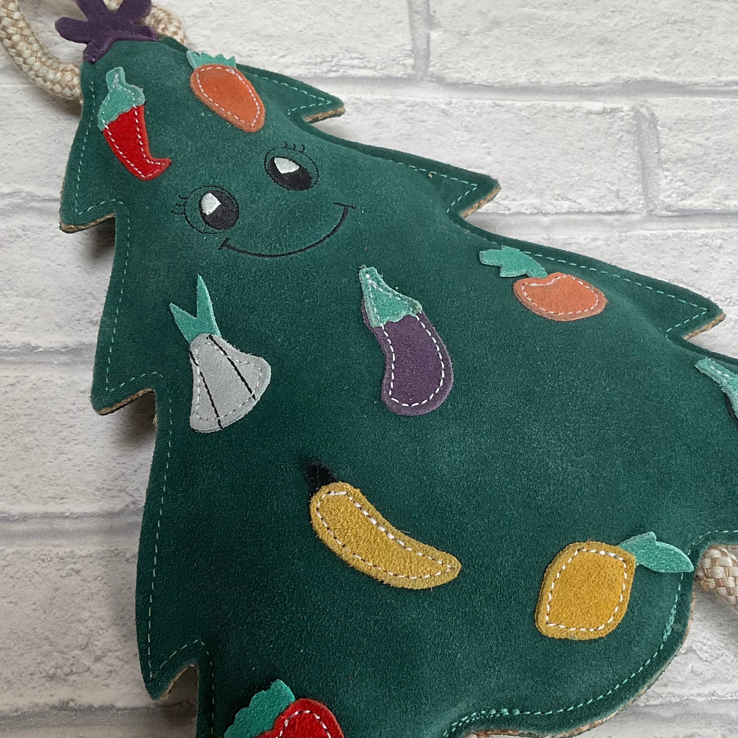 Carol the Christmas Tree Eco Dog Toy - Green and Wilds