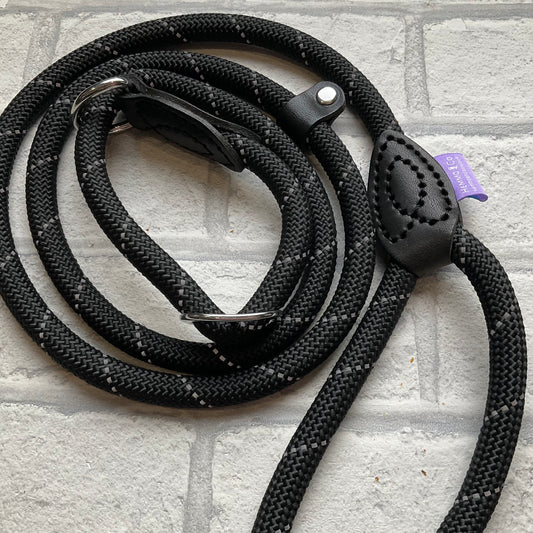 Slip Lead - Black/Reflective grey