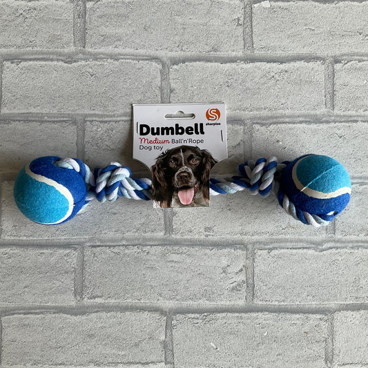 Dumbell Ball ‘n’ Rope Toy