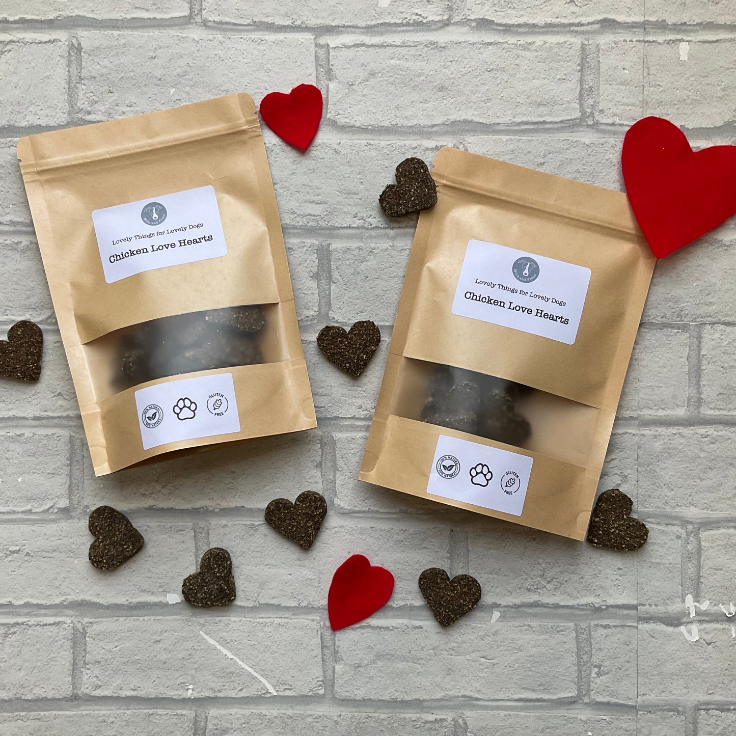 Mina and Frens Chicken Love Hearts