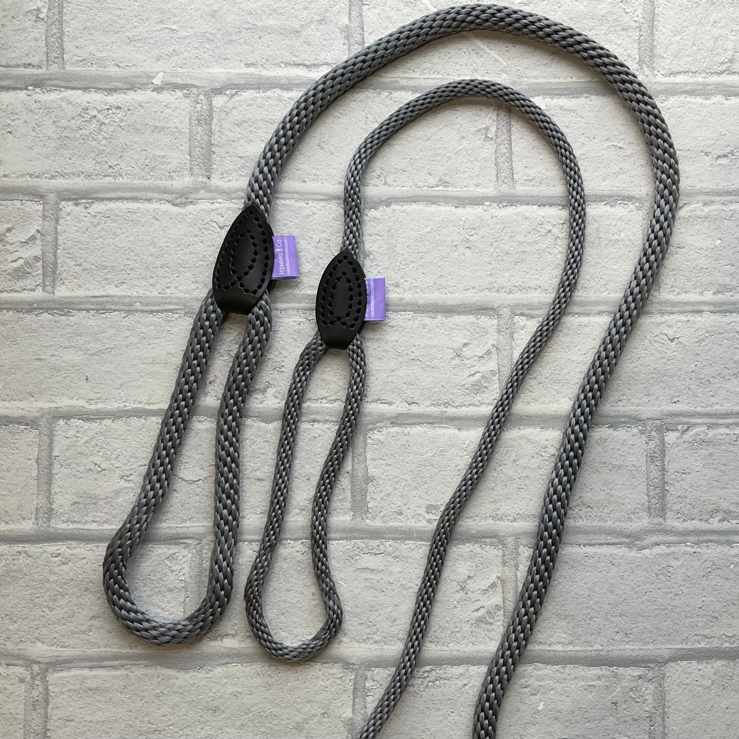 Slip Leads Soft Touch Rope Grey