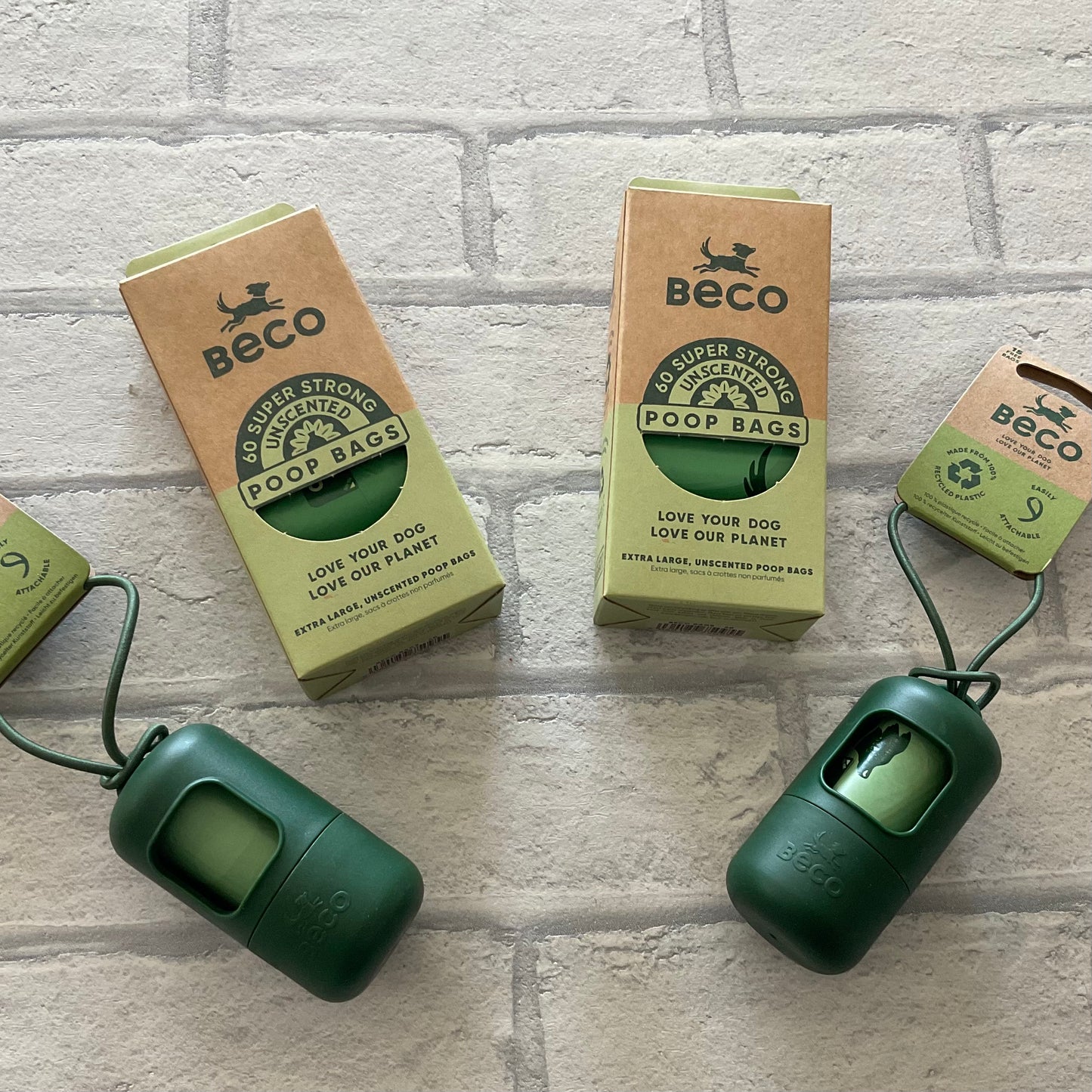 60 Unscented Beco Poop Bags