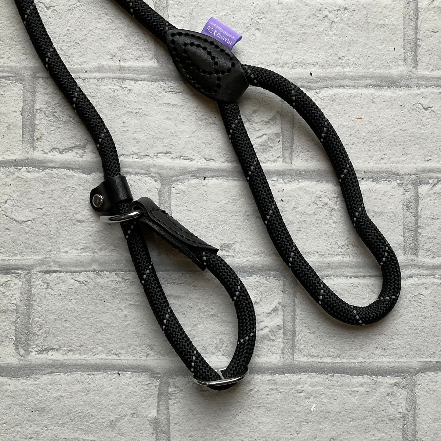 Slip Lead - Black/Reflective grey