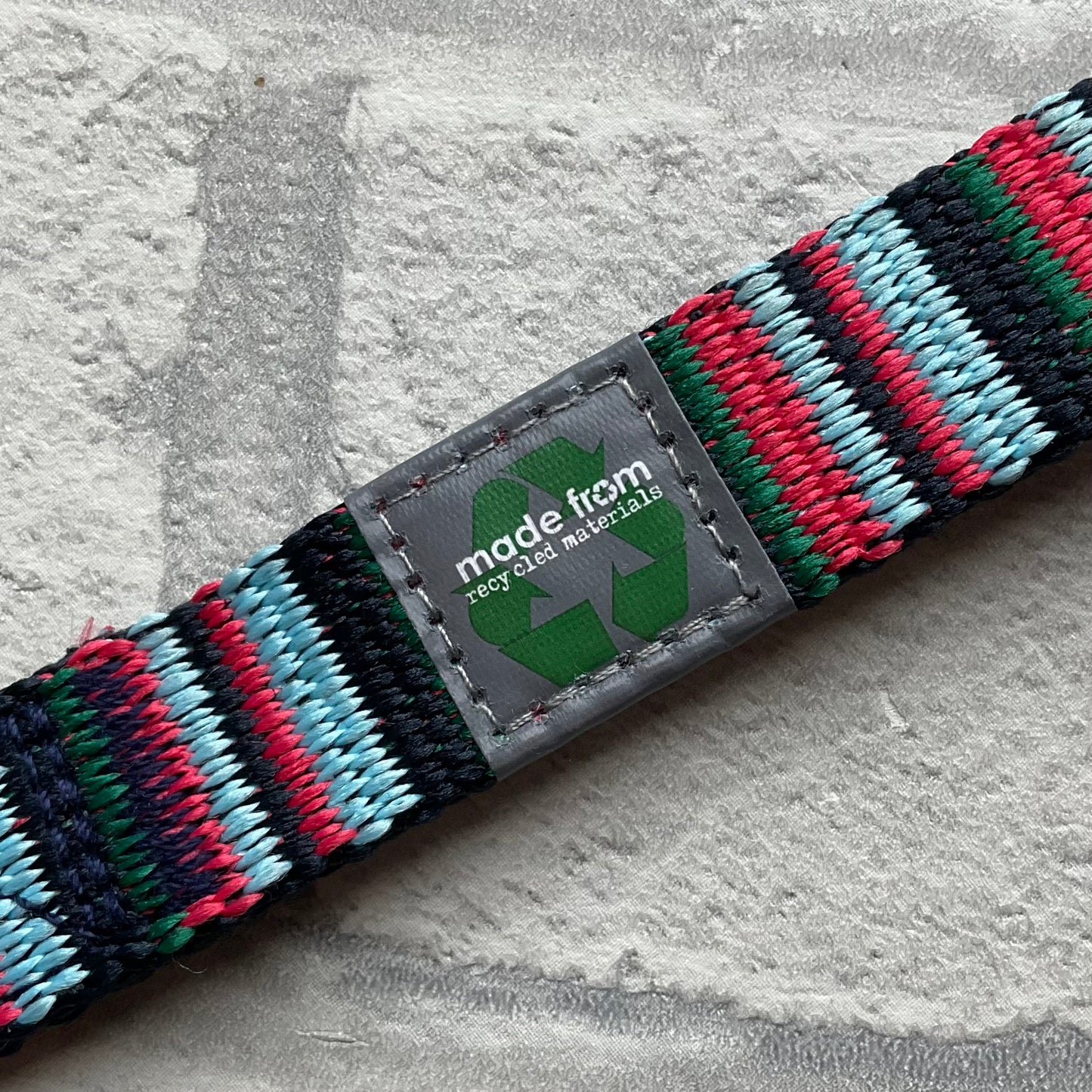 Navy Candy Stripe Collar