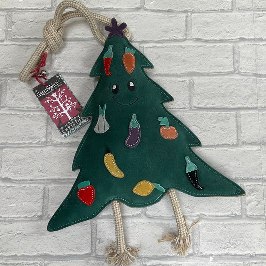 Carol the Christmas Tree Eco Dog Toy - Green and Wilds