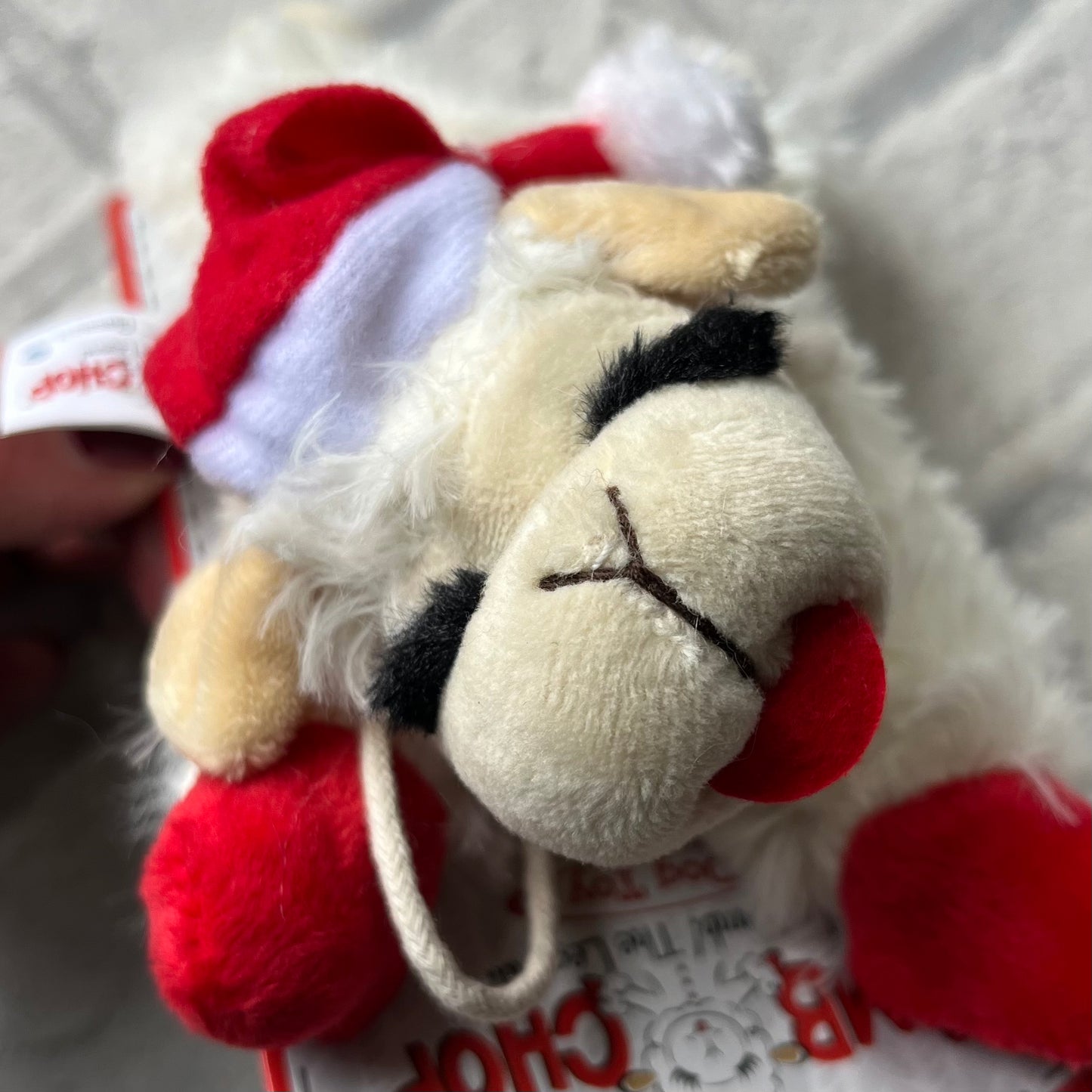 Santa Lamb Chop Toy