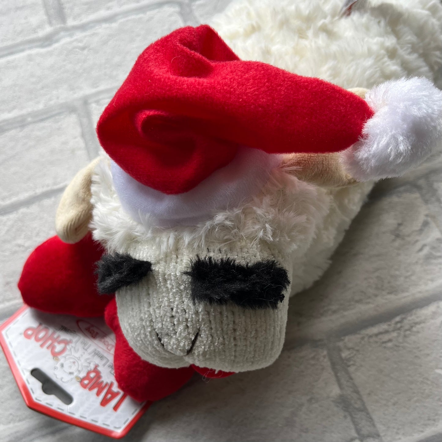 Santa Lamb Chop Toy