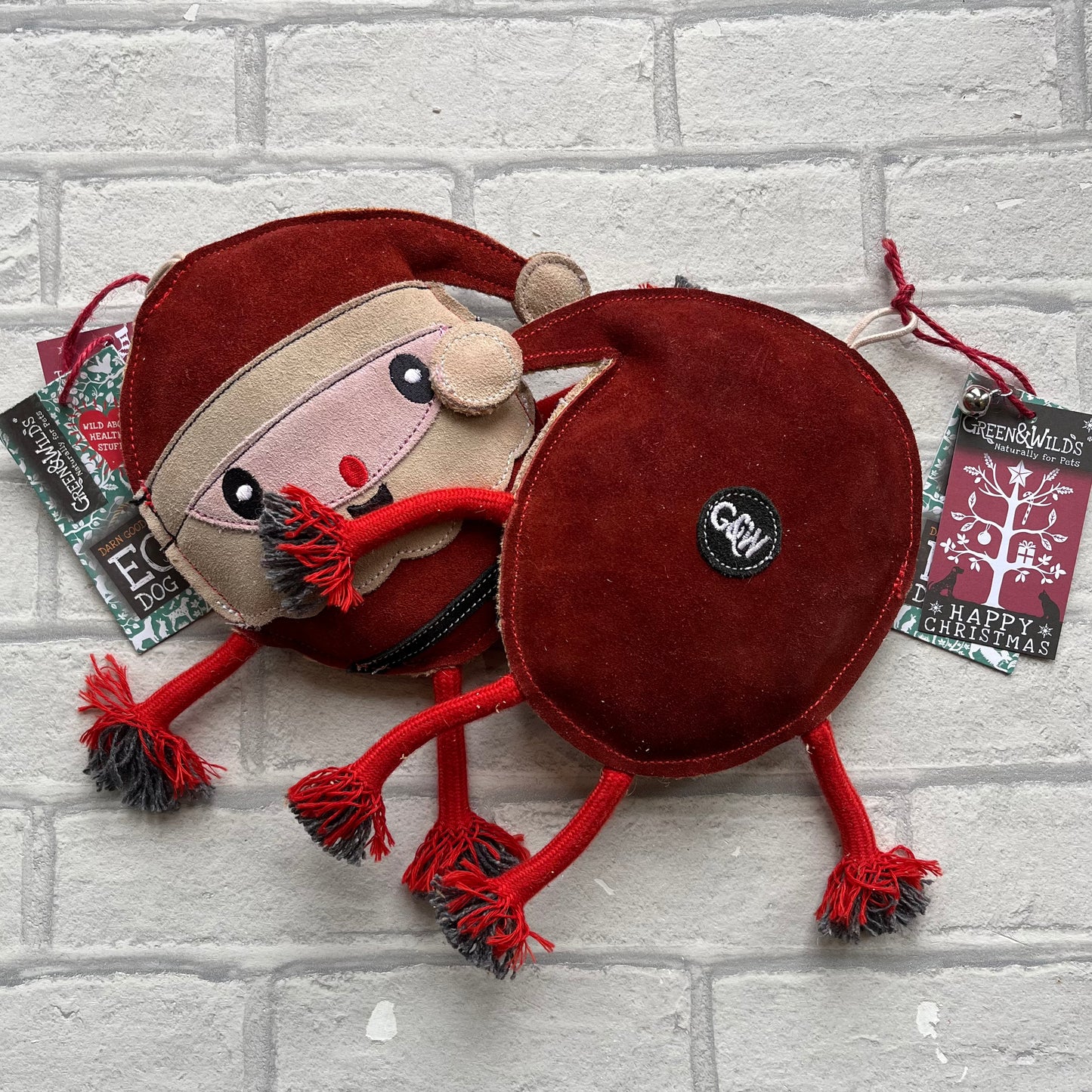 Chris Christmas Christmas Eco Dog Toy - Green and Wilds