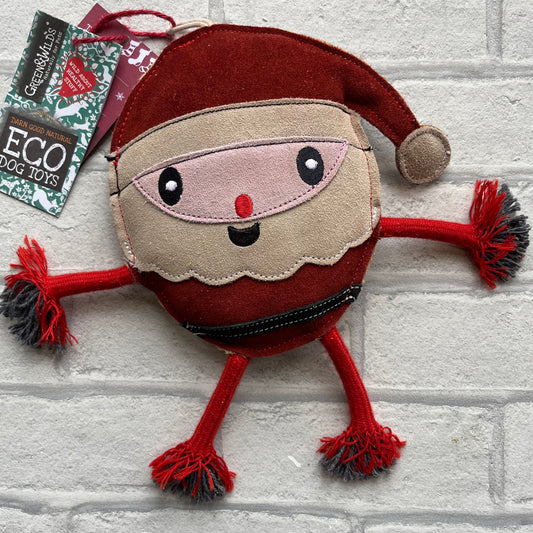 Chris Christmas Christmas Eco Dog Toy - Green and Wilds
