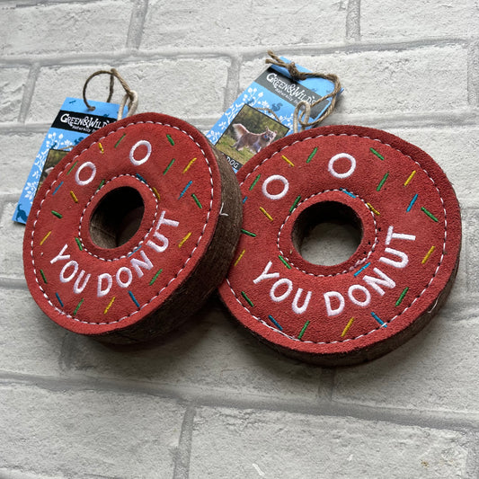 Dolly the Donut - Eco Dog Toy Green and Wilds