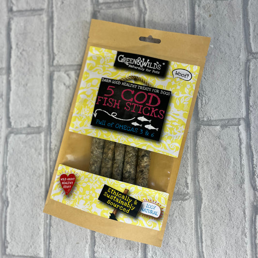 Cod Fish Sticks - Green and Wilds