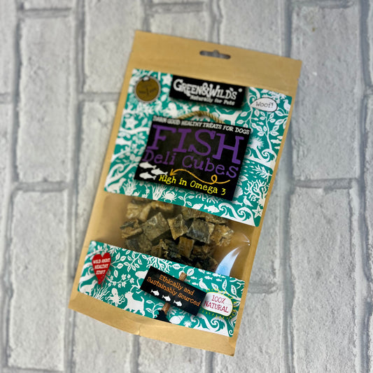 Fish Deli Cubes 75g - Green and Wilds