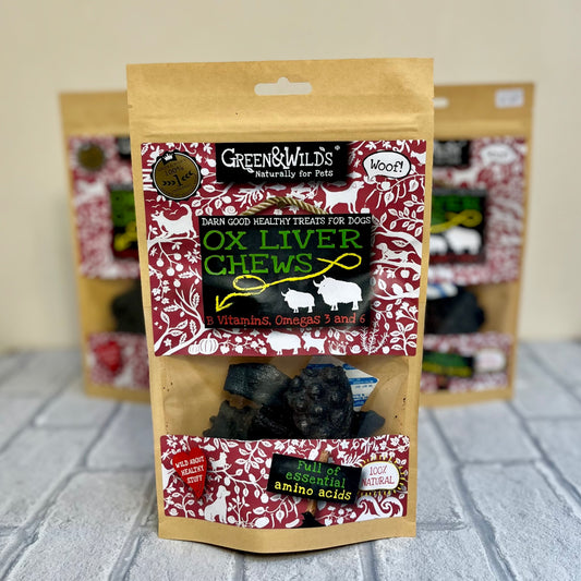Ox Liver Chews - Green and Wilds