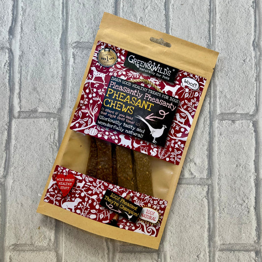 Pheasant Chews - Green and Wilds 100g