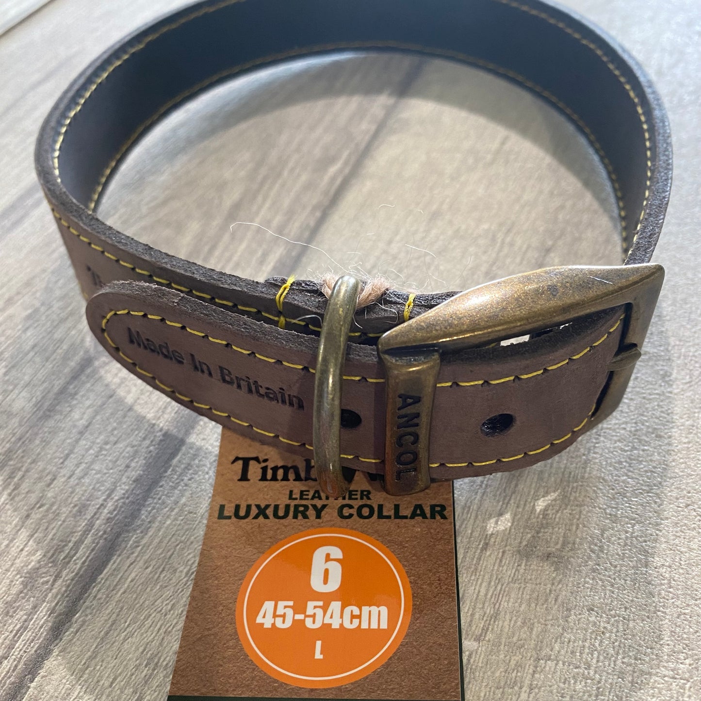 Timberwolf Leather Collars