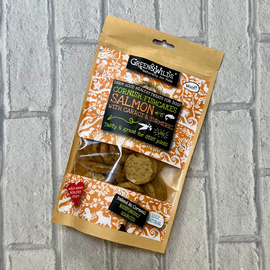 Cornish Fishcakes with Salmon and Turmeric - Green and Wilds