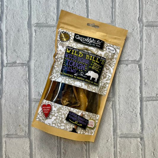 Wild Boar Tough Chew 160g - Green and Wilds