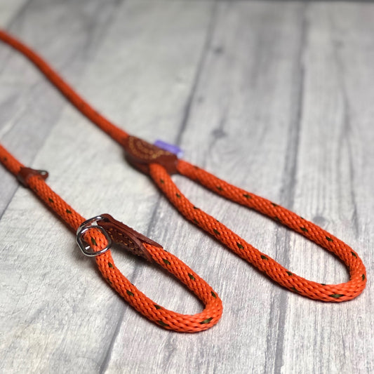 Slip Leads Soft Touch Rope Orange