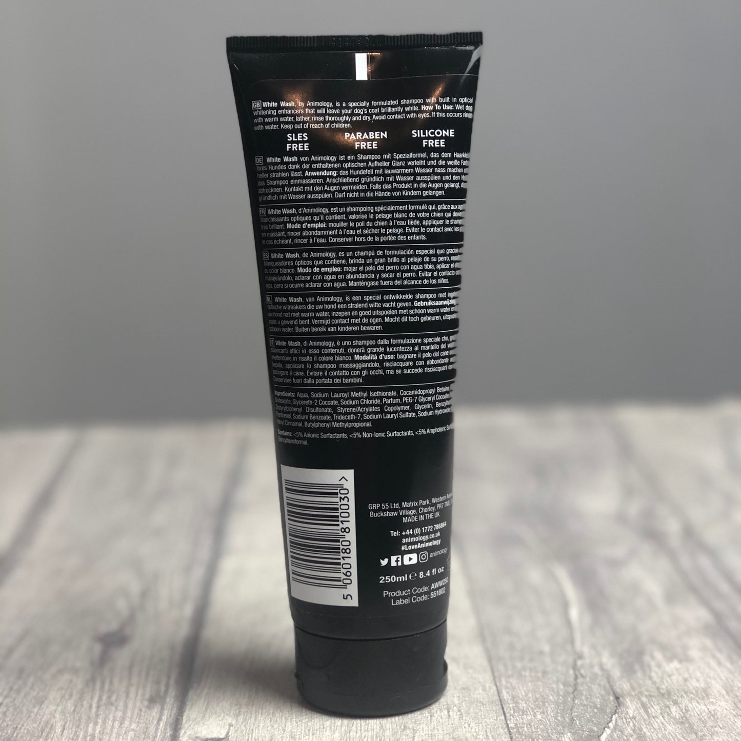 White Wash Dog Shampoo 250ml - Animology