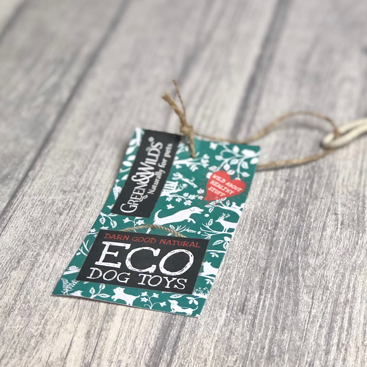 Push Me, Pull Me Dog Toy - Green and Wilds