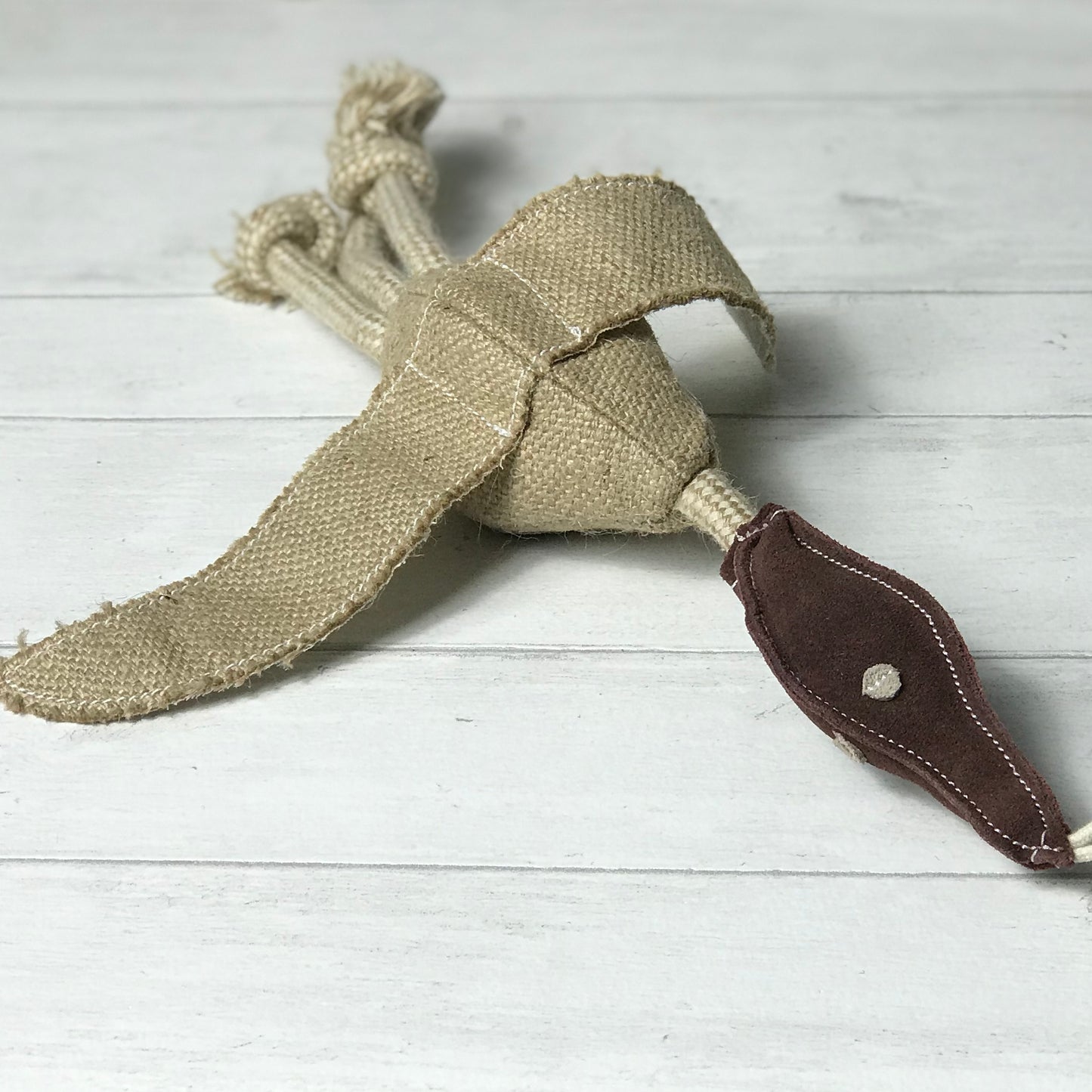 Desmond the Duck Eco Dog Toy - Green and wilds