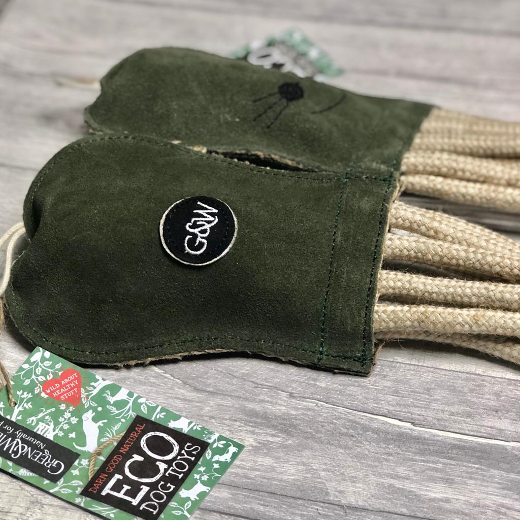 Olive the Octopus Eco Dog Toy - Green and Wilds