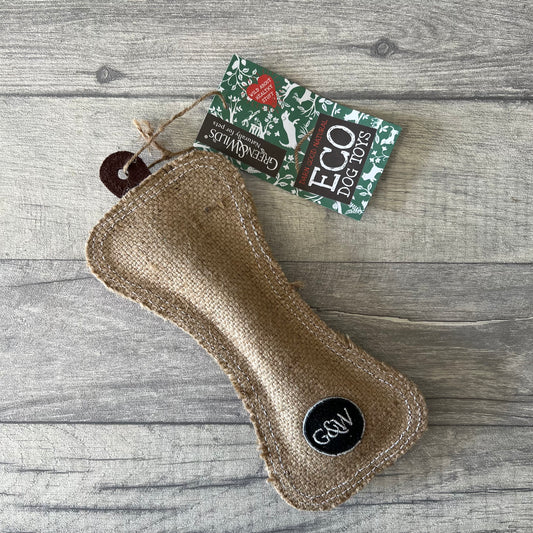 Funny Bone Dog Toy - Green and Wilds