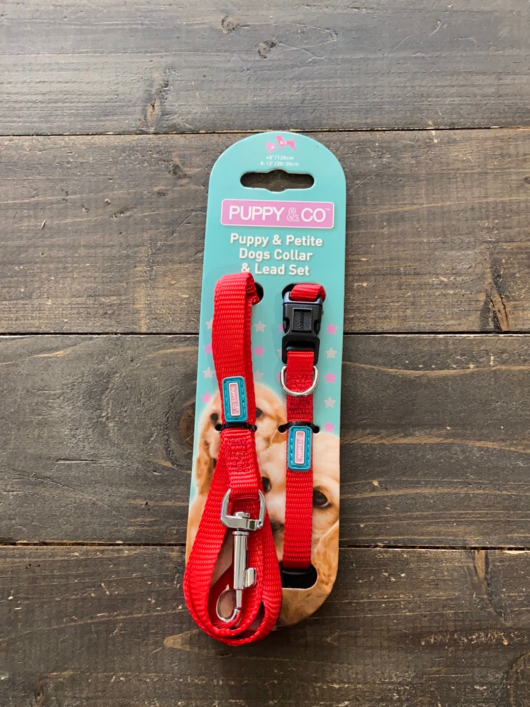 Hem and Boo Puppy Collar and Lead Set