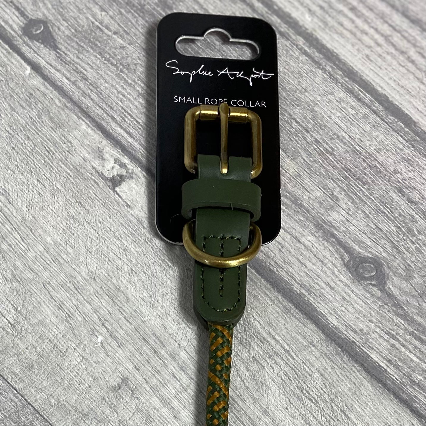 Sophie Allport  Rope Forest Green Collar
