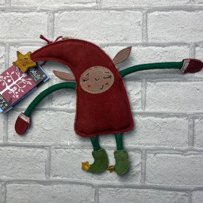 Isla the Elf Christmas Eco Dog Toy - Green and Wilds