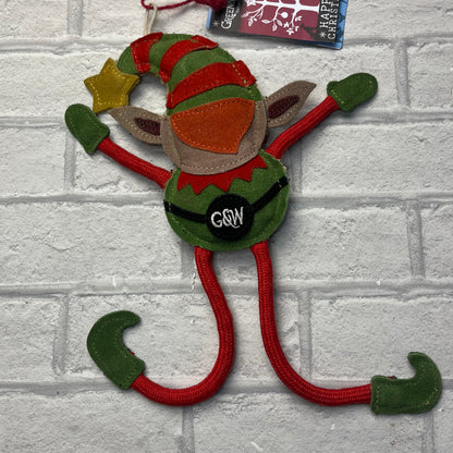 Elvis the Elf Christmas Eco Dog Toy - Green and Wilds