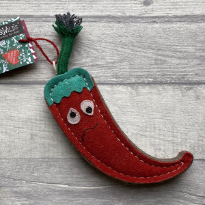 Chad the Red Hot Chilli Pepper Eco Toy - Green and Wilds