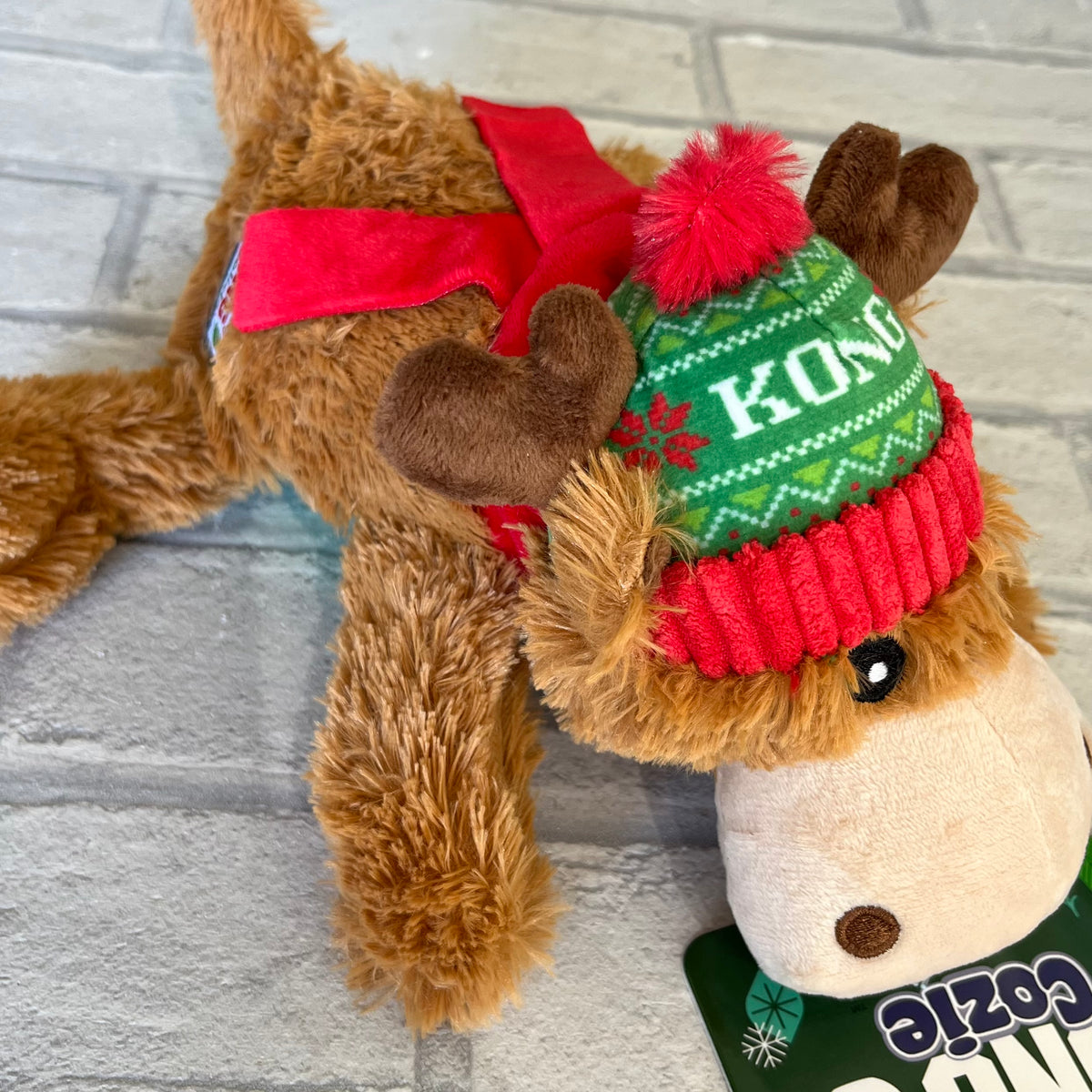 Kong Cozie Christmas Reindeer