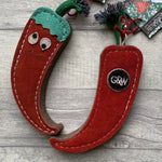 Load image into Gallery viewer, Chad the Red Hot Chilli Pepper Eco Toy - Green and Wilds
