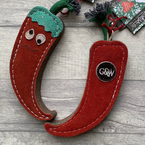 Chad the Red Hot Chilli Pepper Eco Toy - Green and Wilds