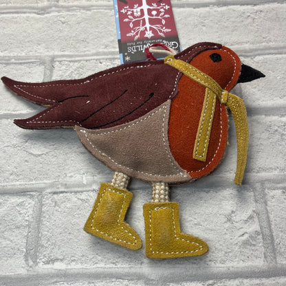 Russell the Robin Christmas Eco Dog Toy - Green and Wilds