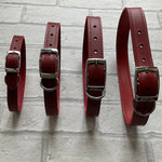 Load image into Gallery viewer, Ancol Red Classic Leather Collar
